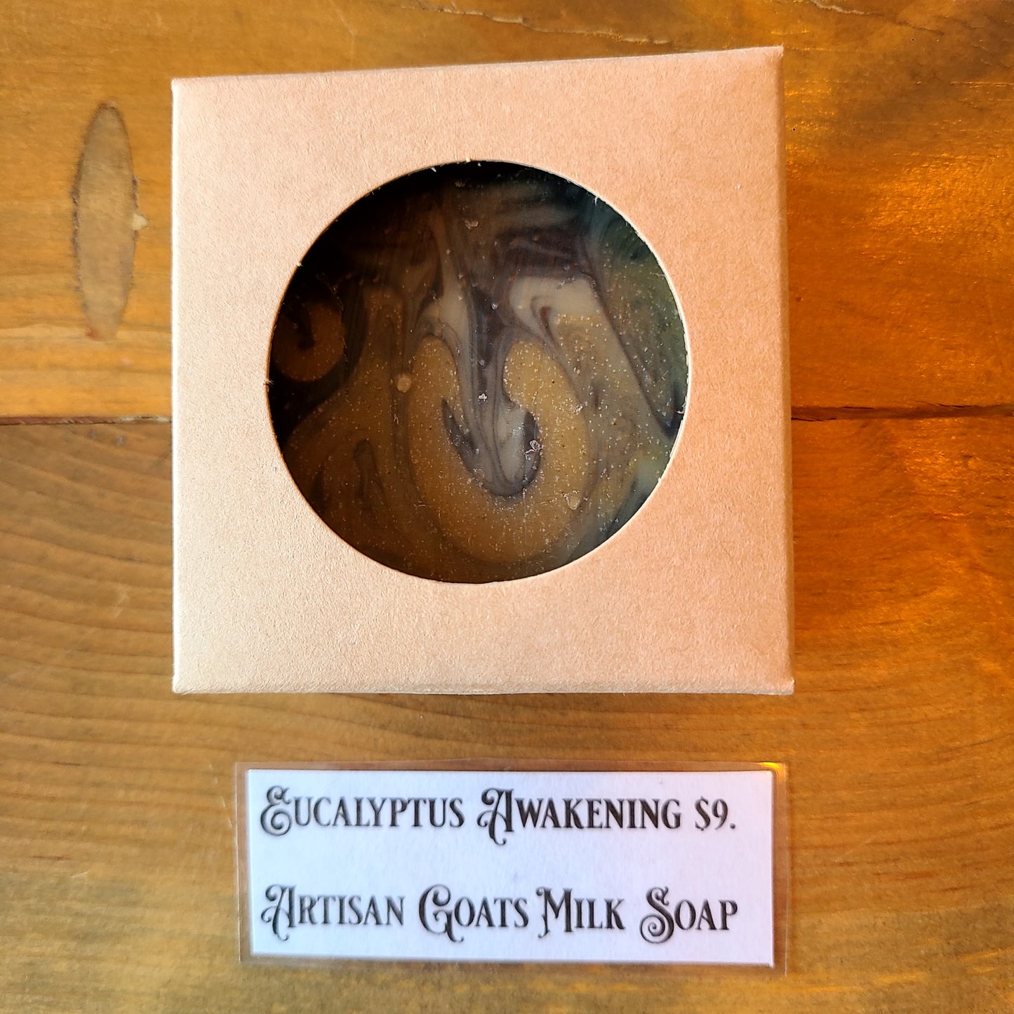 "Eucalyptus Awakening" Goat's Milk Artisan Soap (Postage Stamp Soap Co.) OL