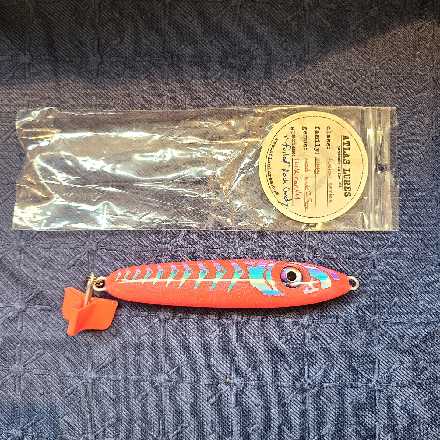 Zippy Foiled Rock Candy Lure (Atlas Knifeworks) OL
