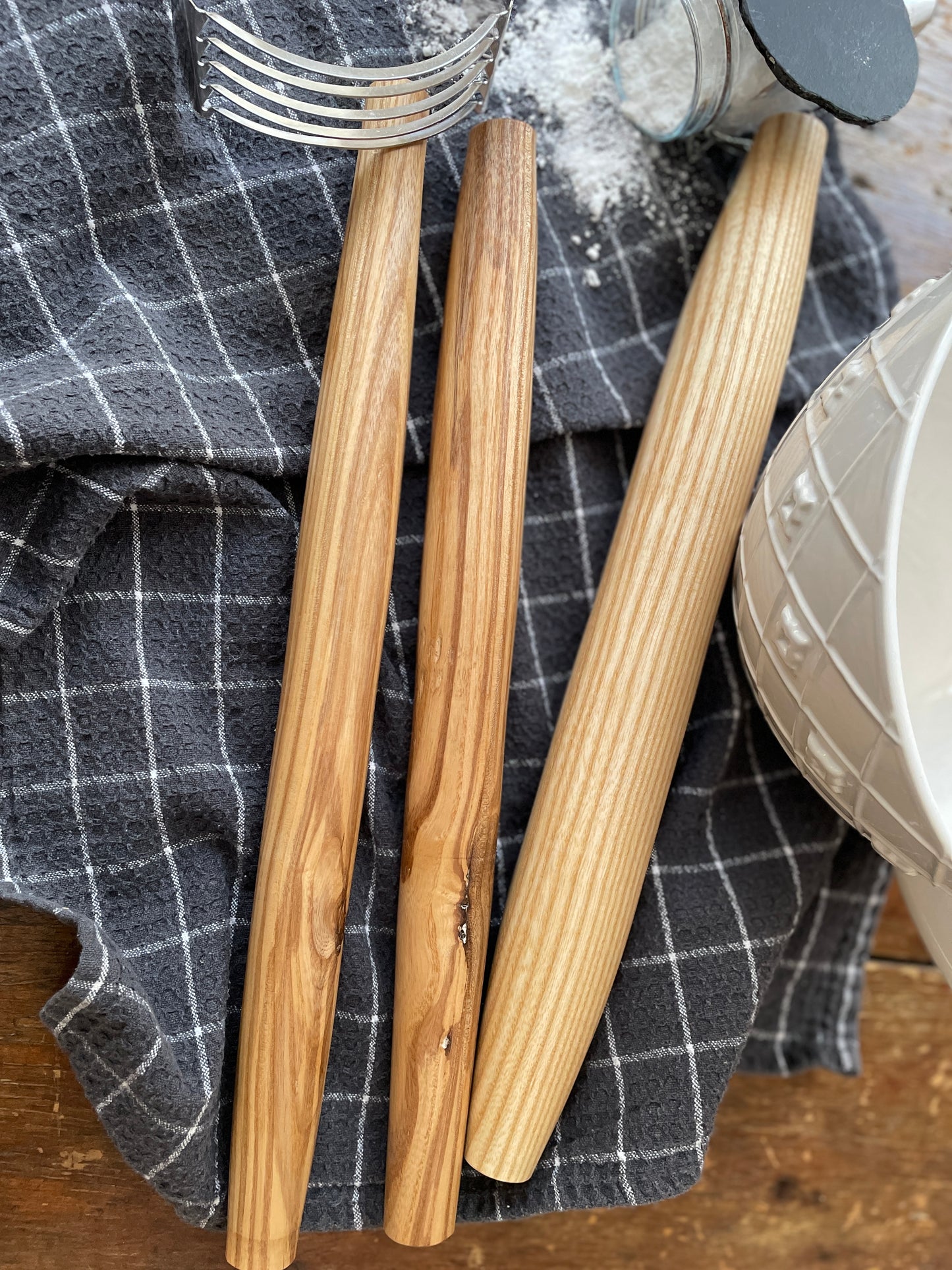Beech Wood French Rolling Pin (The Hunter Studio) OL