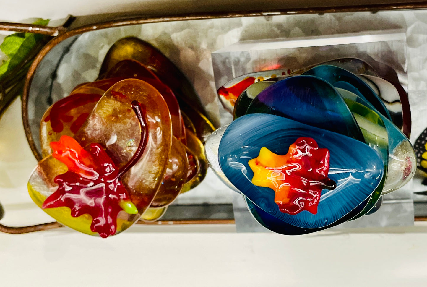 Fine Art Fused Glass Cairns (studioverne) OL