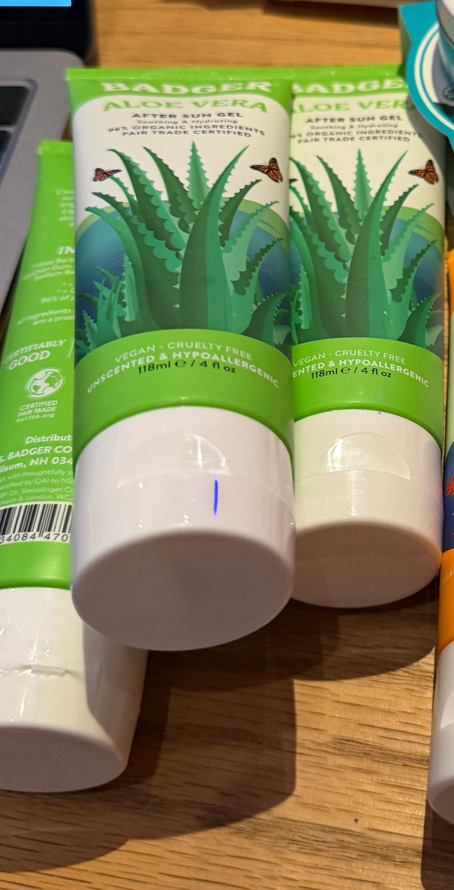 Aloe Vera After Sun Gel 4 oz. (W.S. Badger) OL