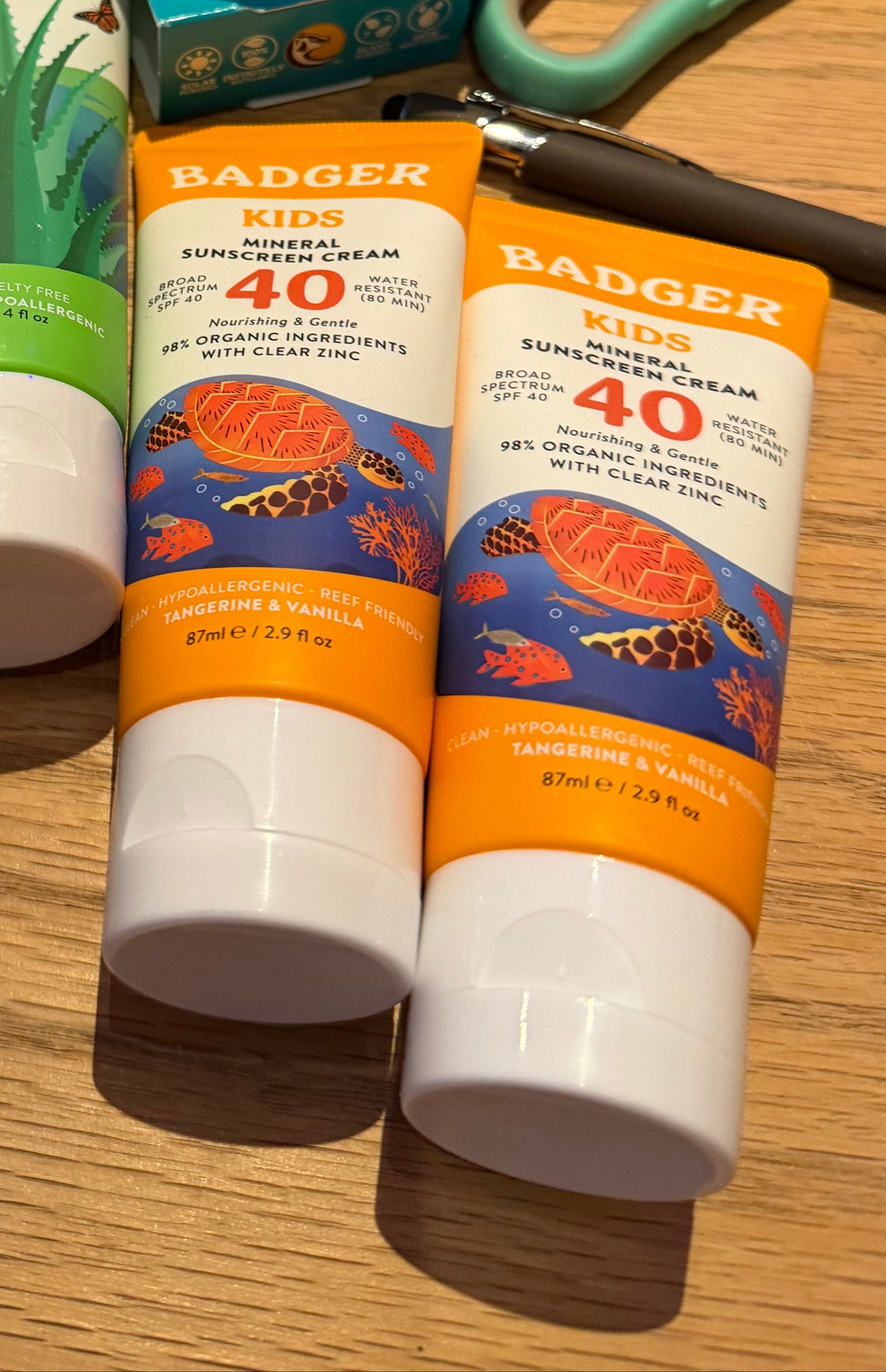 KIDS 40 SPF Sunblock 2.9 oz. (W.S. Badger) OL