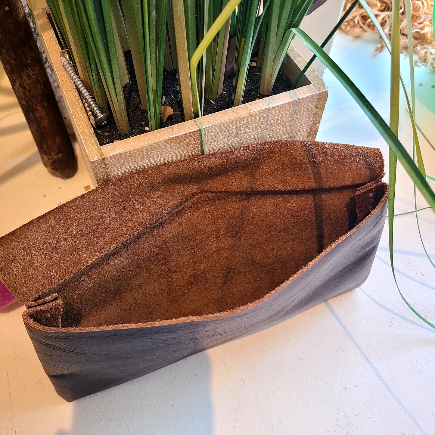 Leather Clutch/Bill Fold Bag (DOC's Designs) OL