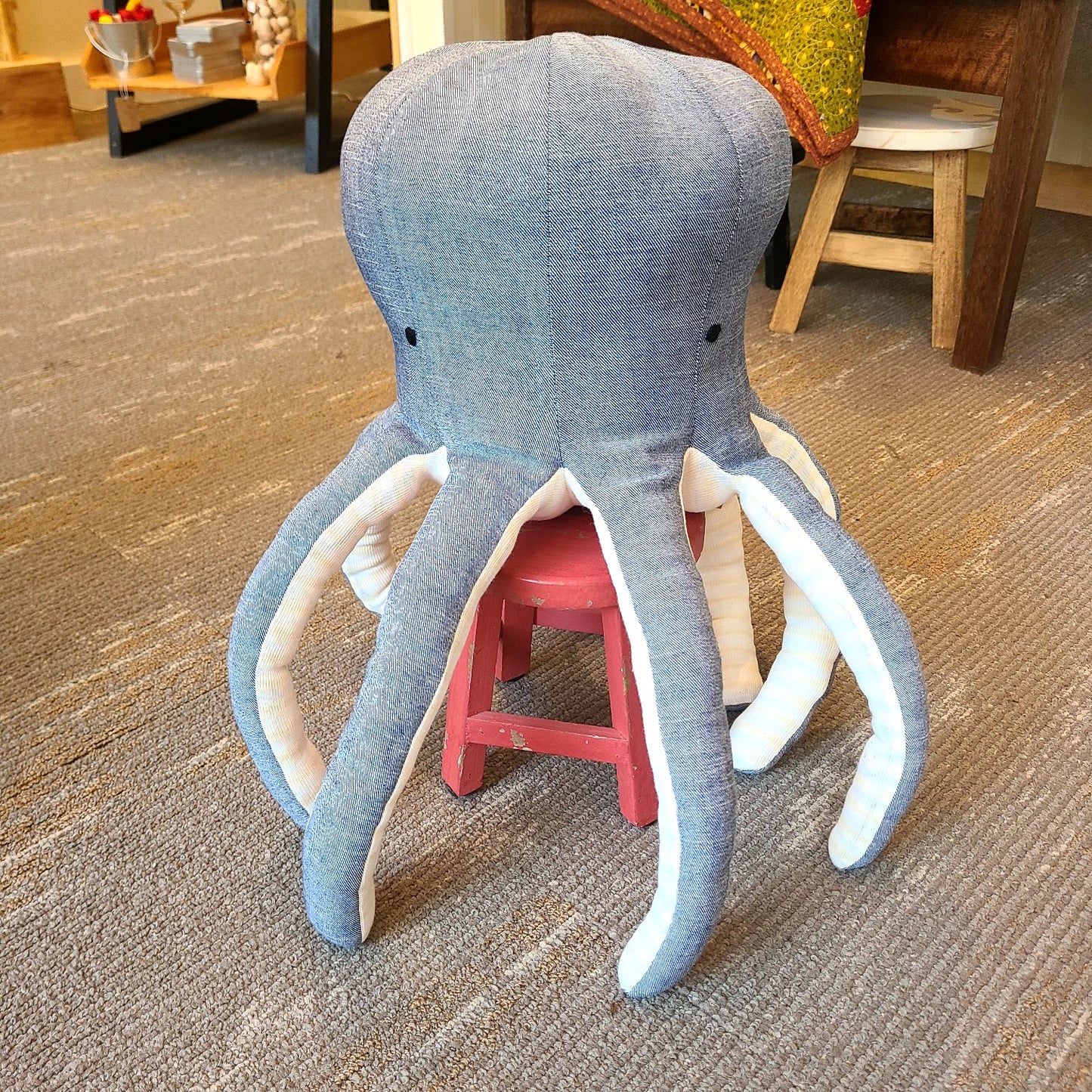 Textile Artist Octopus Pillow (Hillside Studio) OL