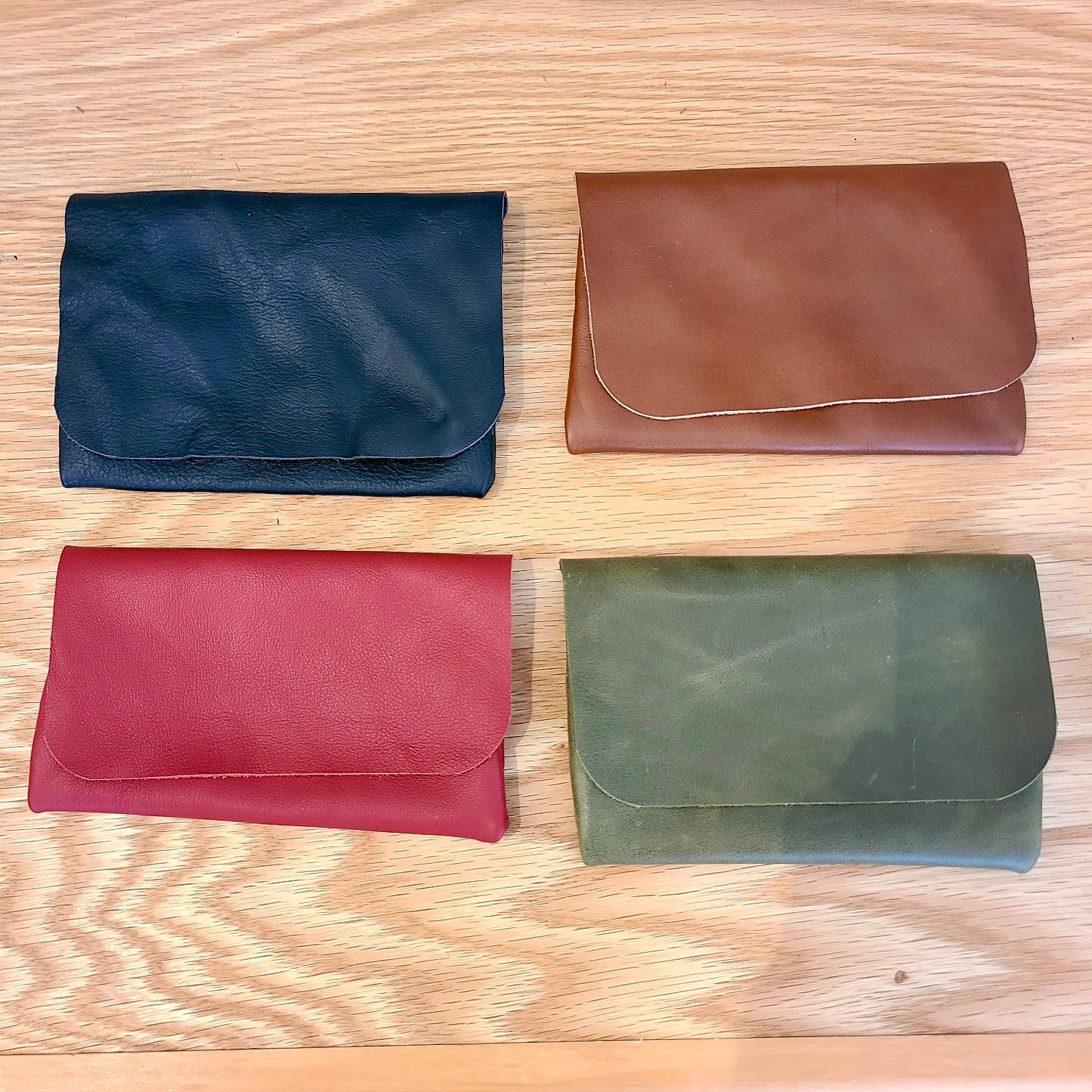Handcrafted Leather small billfold/clutch  (DOC's Designs) OL