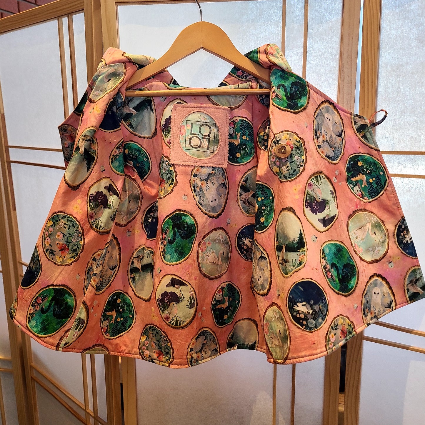 Handcrafted Child Washable Wool Coat color: soft pink - (Hillside Studio) OL