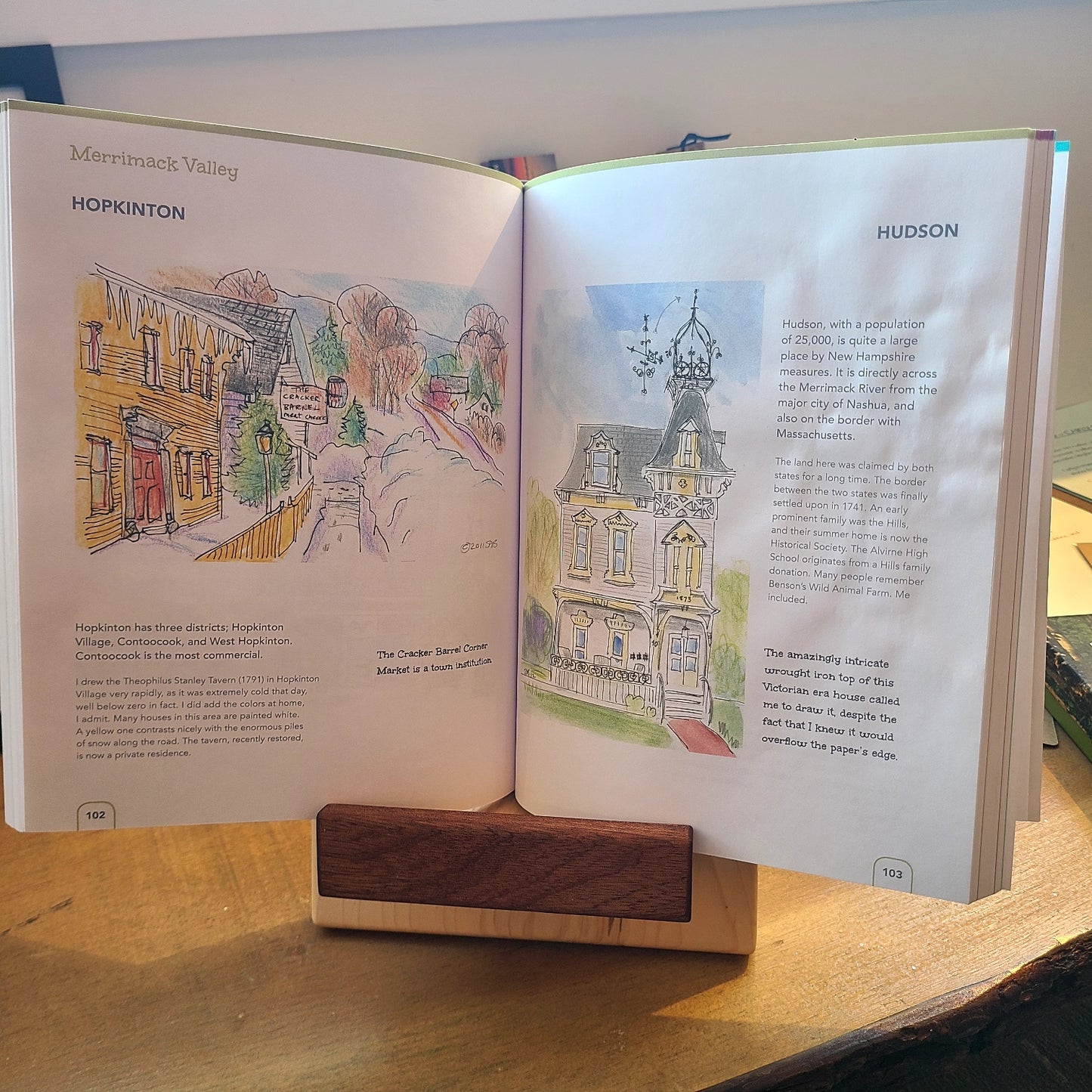 Handcrafted Recipe Book Stand (A Vintage Wren) OL