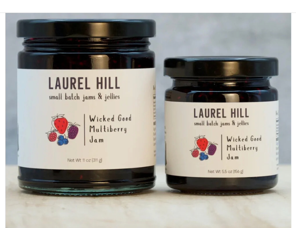 Wicked Good Multiberry Jam 5.5 oz. (Laurel Hill) OL