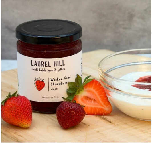 Wicked Good Strawberry Jam 5.5 oz. (Laurel Hill) OL