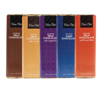 Milk Chocolate Caramel Candy Bar 2.25 oz. (Van Otis) OL