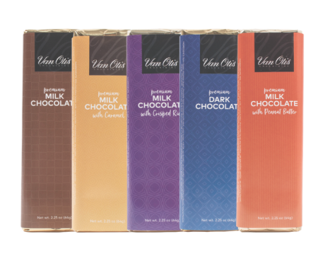 Milk Chocolate Peanut Butter Candy Bar 2.25 oz. (Van Otis) OL