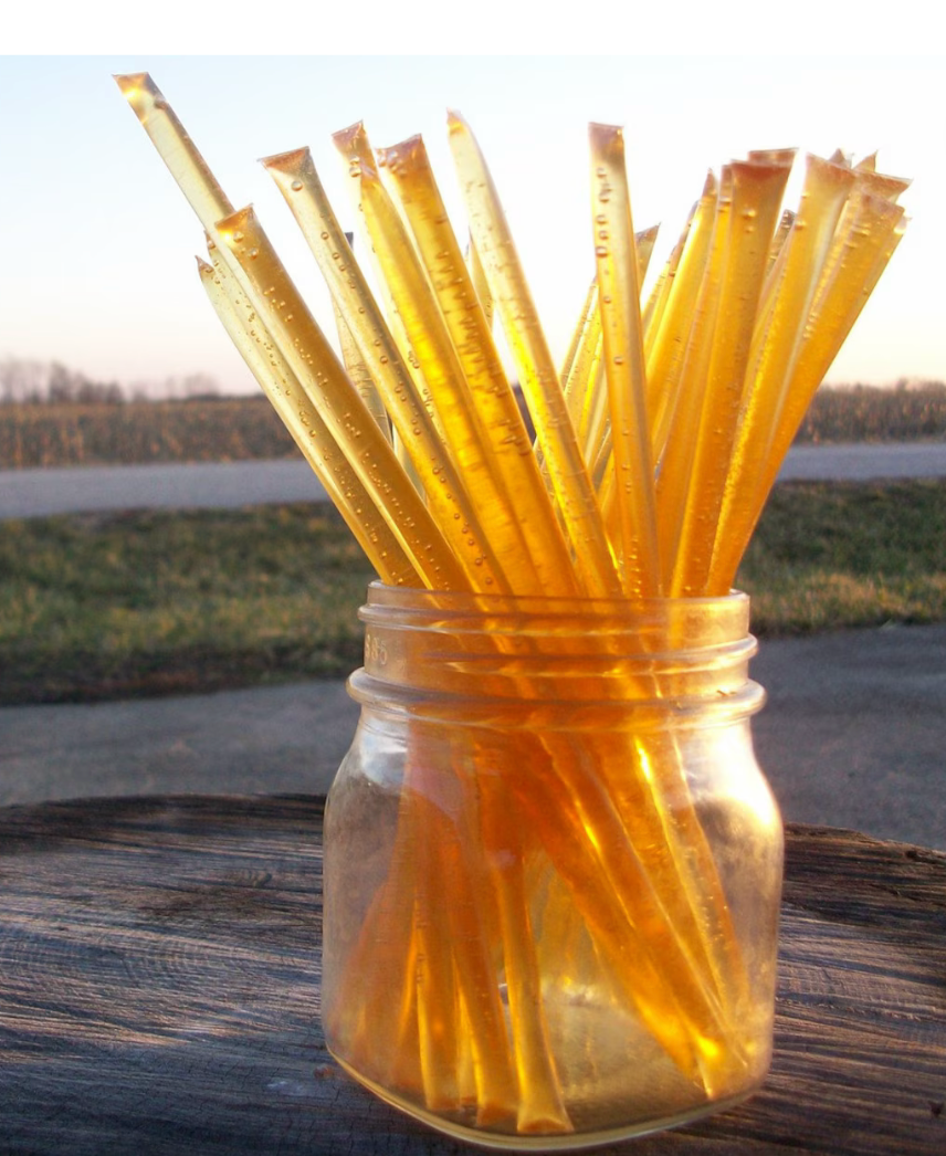 Honey Stick Straws 8-pak (White Mountain Apiary) OL
