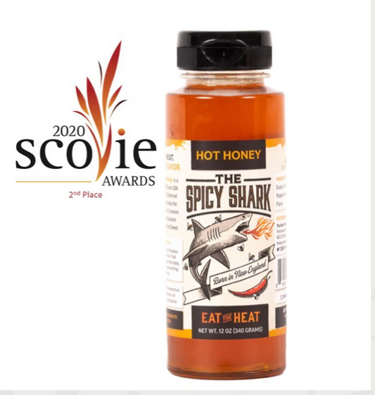 Original Hot Honey MEDIUM HEAT 12 oz. (Spicy Shark) OL