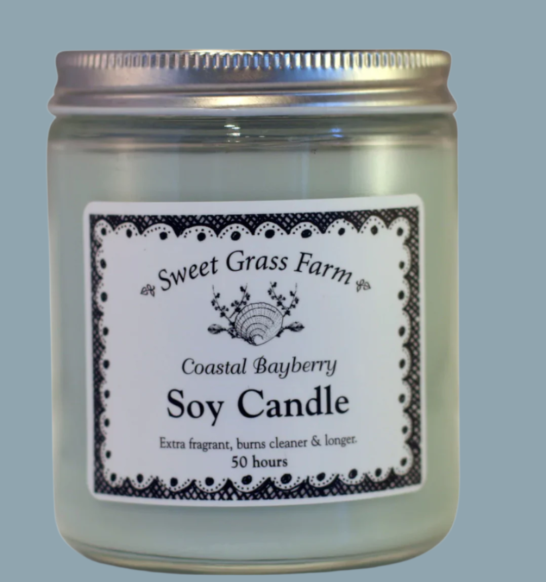 Farmhouse soy candle 6.5 oz. (Sweet Grass Farm) OL