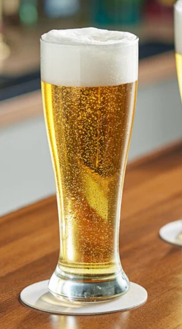 Crystal Pilsner Deep Etched NH State Outline 16 oz. (American Crystal Works) OL