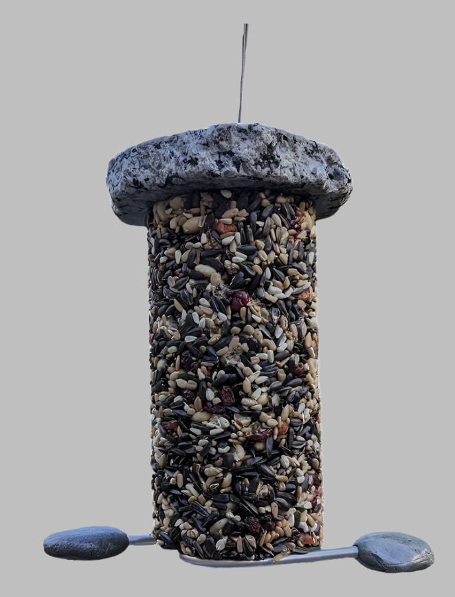 Cylinder Bird Feeder (Sea Stones) OL