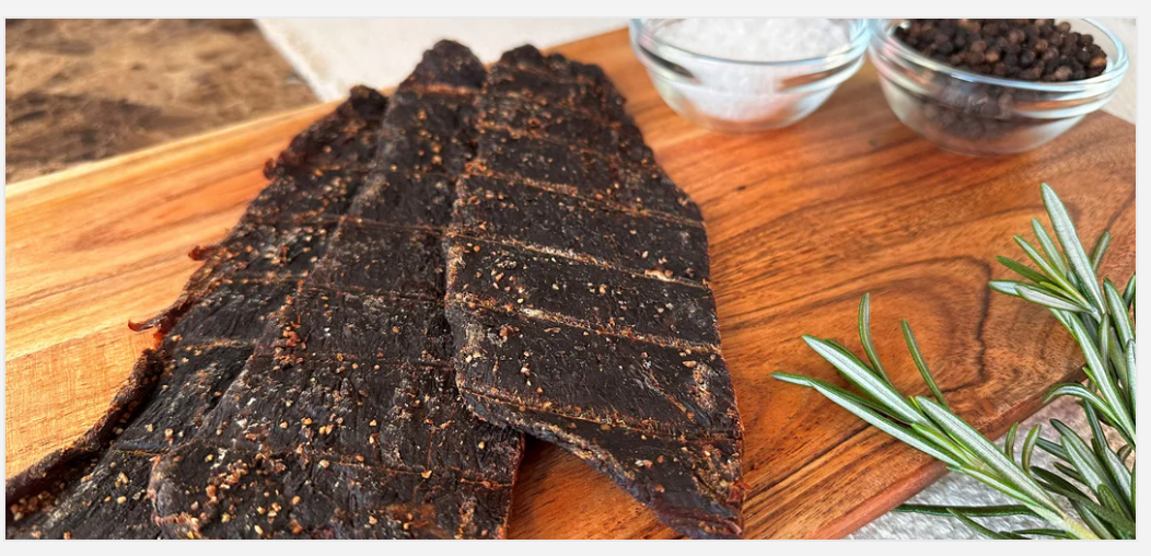 All Natural Grass Fed Sweet & Spicy Beef Jerky (Heidi Jo's) OL