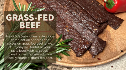 All Natural Grass Fed Maple Beef Jerky 1.6 oz. (Heidi Jo's) OL