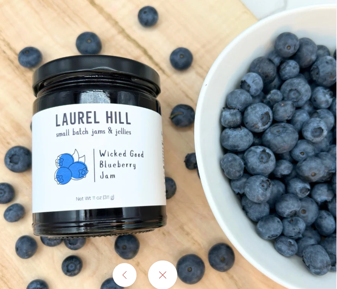 Wicked Good Blueberry Jam 11oz (Laurel Hill) OL