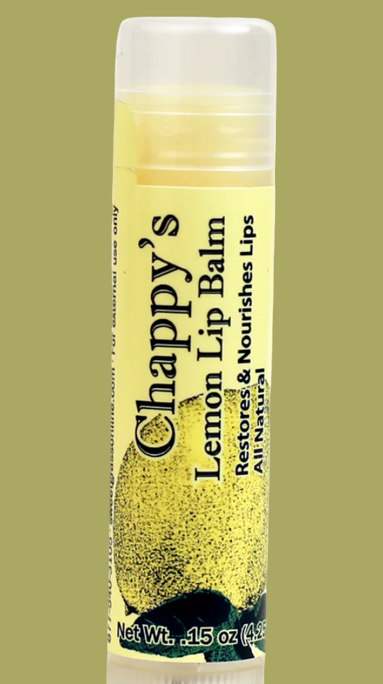Chappy's Lip Balm Lemon, Mint & Strawberry .15 oz. (Sweet Grass Farm) OL
