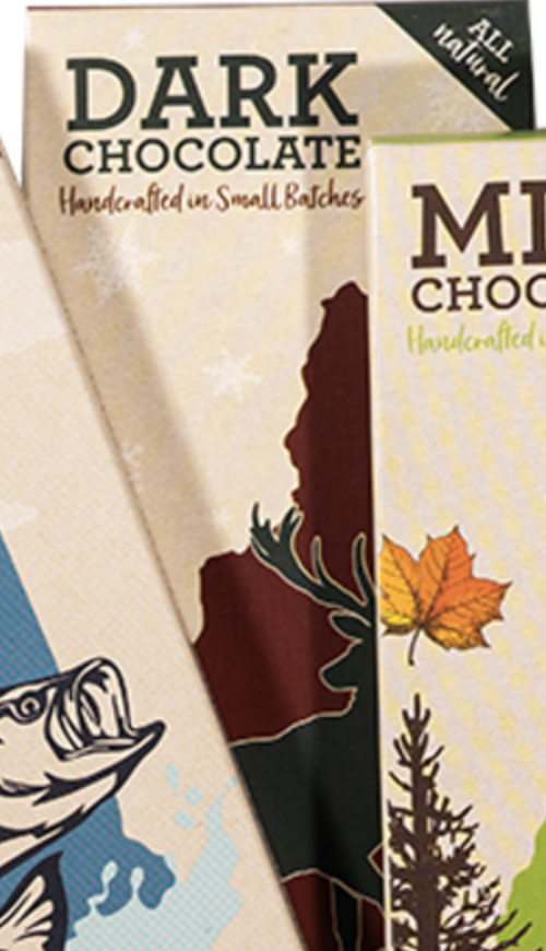 NH Souvenir Dark Chocolate Bar 2.5 oz. (Van Otis) OL