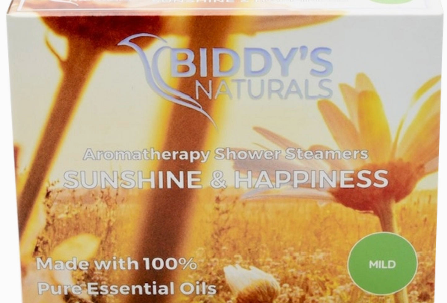 Citrus Sunshine & Happiness Shower Steamers 2 pak (Biddy's Naturals) OL