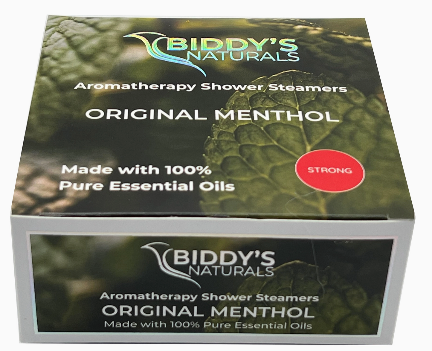 Menthol Shower Steamers 2 pak (Biddy's Naturals) OL