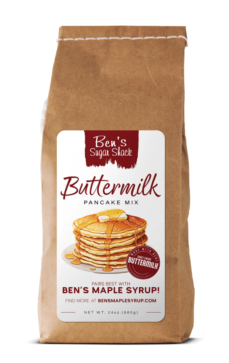 Buttermilk Pancake Mix 24 oz. (Ben's Maple) OL