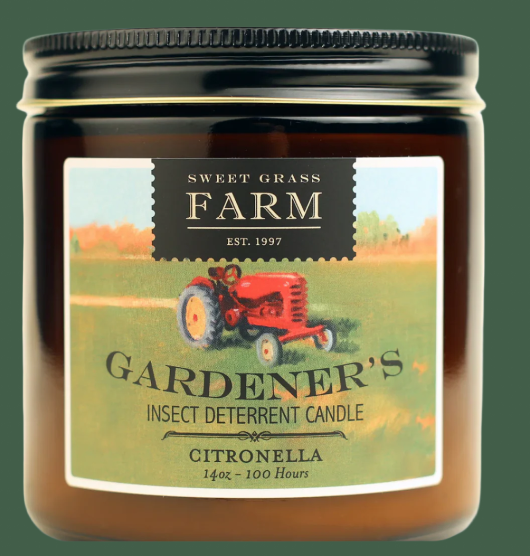 Gardener's Citronella Soy Candle 16 oz. (Sweet Grass Farm) OL
