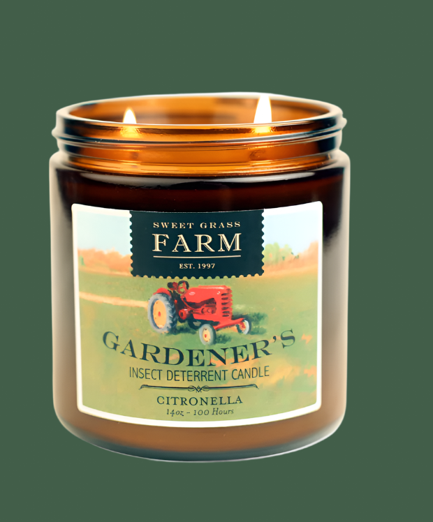 Gardener's Citronella Soy Candle 16 oz. (Sweet Grass Farm) OL