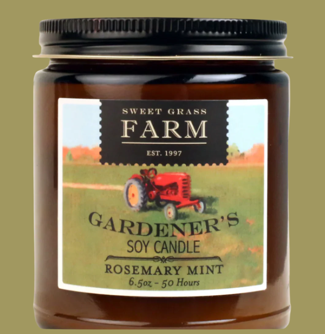 Gardener's Citronella Soy Candle 16 oz. (Sweet Grass Farm) OL