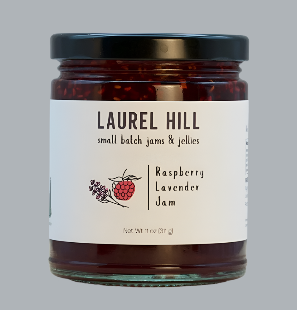 Raspberry Lavender Jam 11 oz. (Laurel Hill) OL