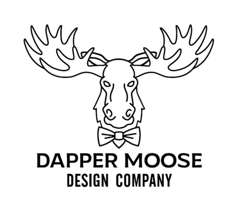 Small handcrafted oak tray (Dapper Moose) OL