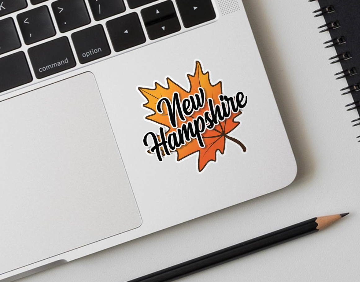 7944 NH Maple Leaf mini Sticker 2 designs (Retro Planet)