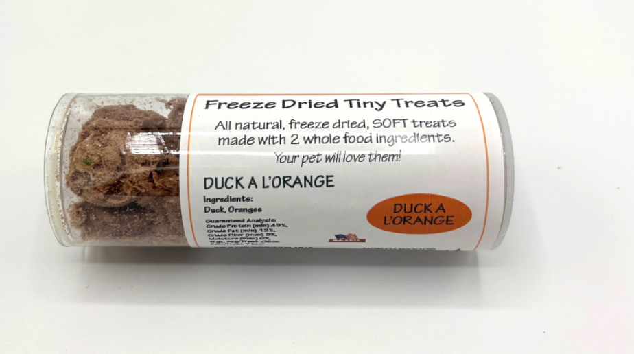 Premium Freeze Dried Tender Tiny Treats for Dogs - Duck, Beef, Chicken (North Woods Animal Treats) OL