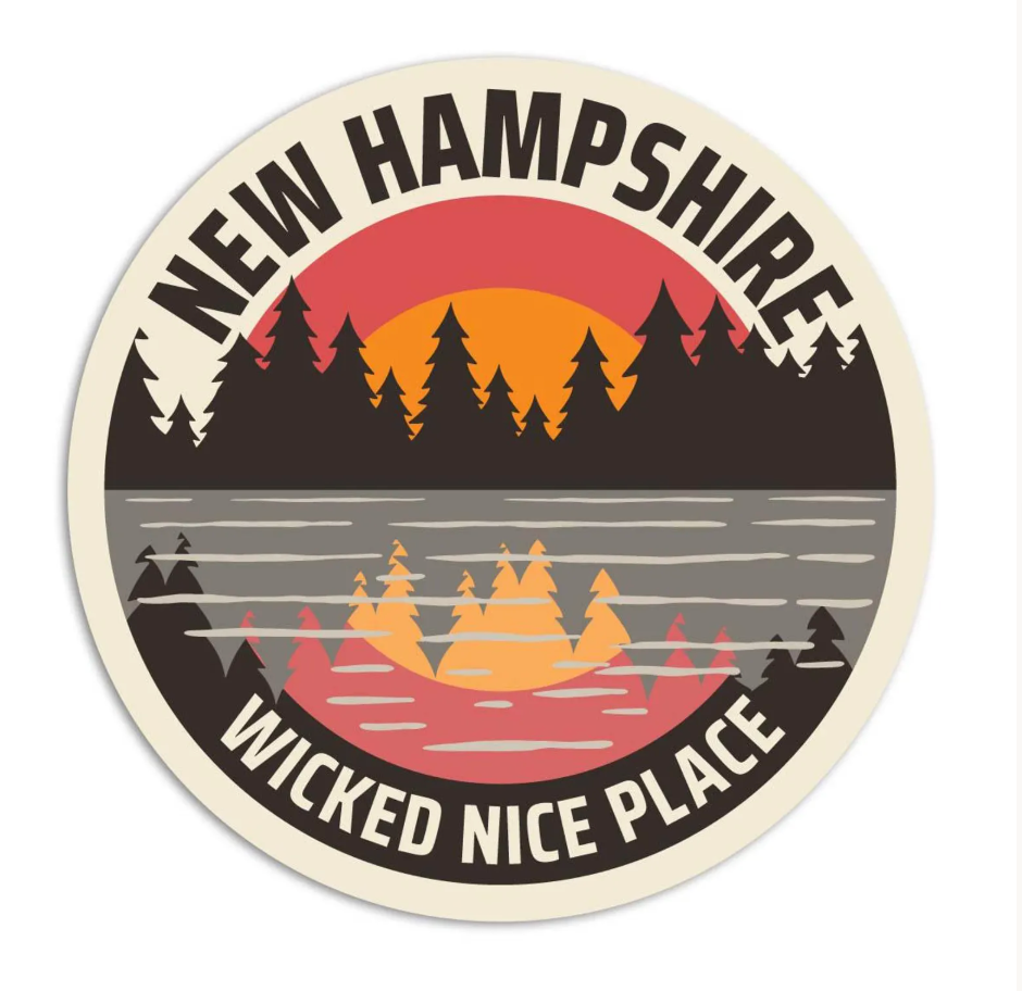 NH Wicked Nice Place Sticker (Retro Planet) OL