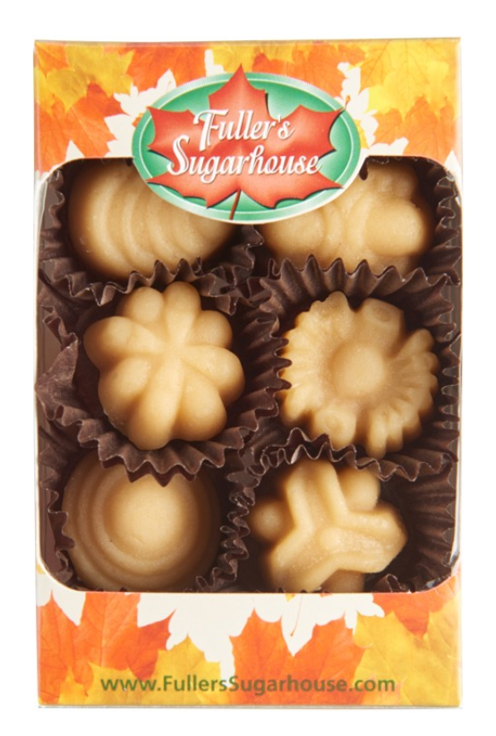 Pure Maple Candy flowers 6-piece (Fuller's Sugarhouse) OL