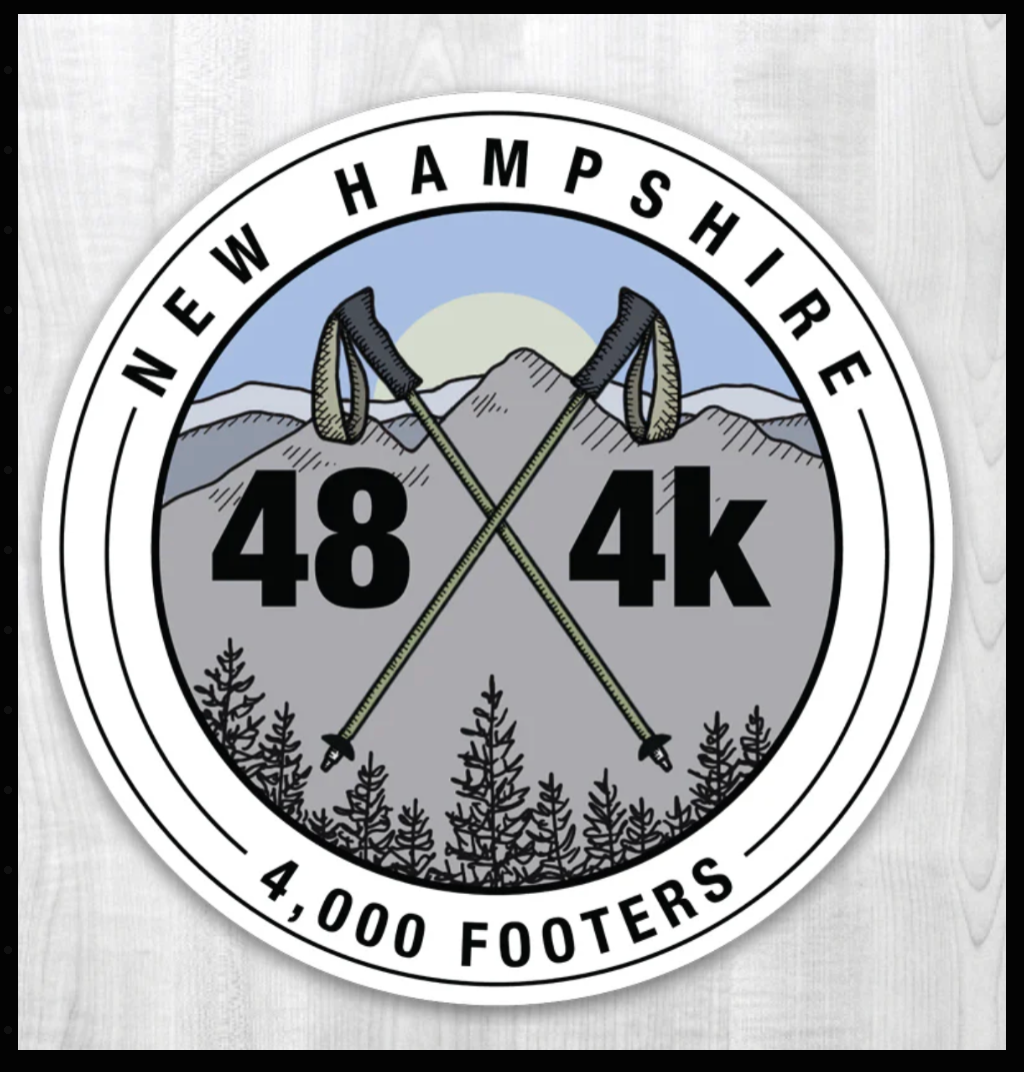 White Mountains 4000 Footer sticker (Sherpa Ant) OL