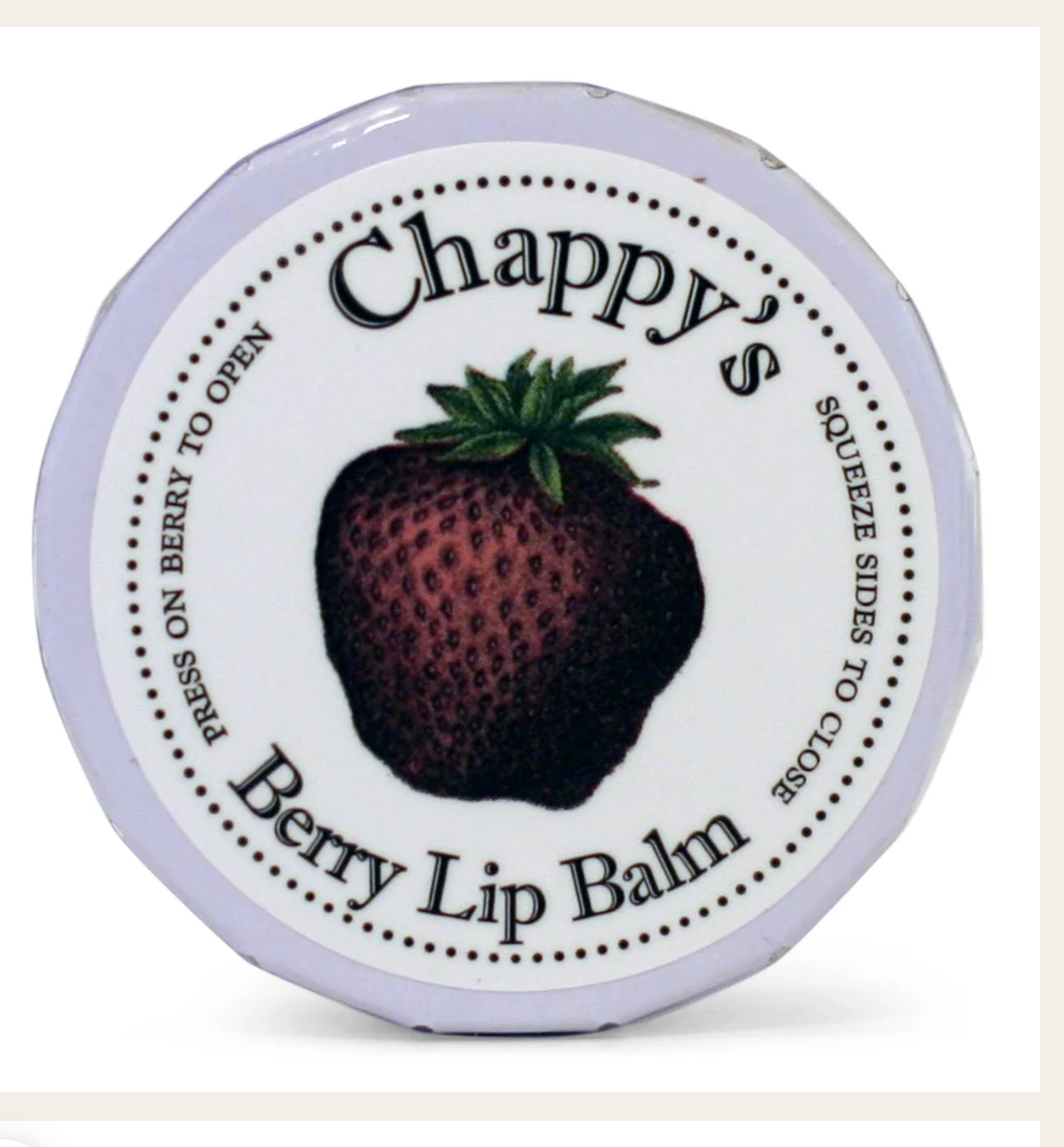 Chappy's Berry Lip Balm Tin .5 oz. (Sweet Grass Farm) OL