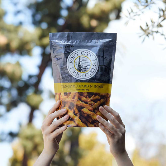 Mustard 'N Honey Pretzels 8 oz. (Port City Pretzels) OL