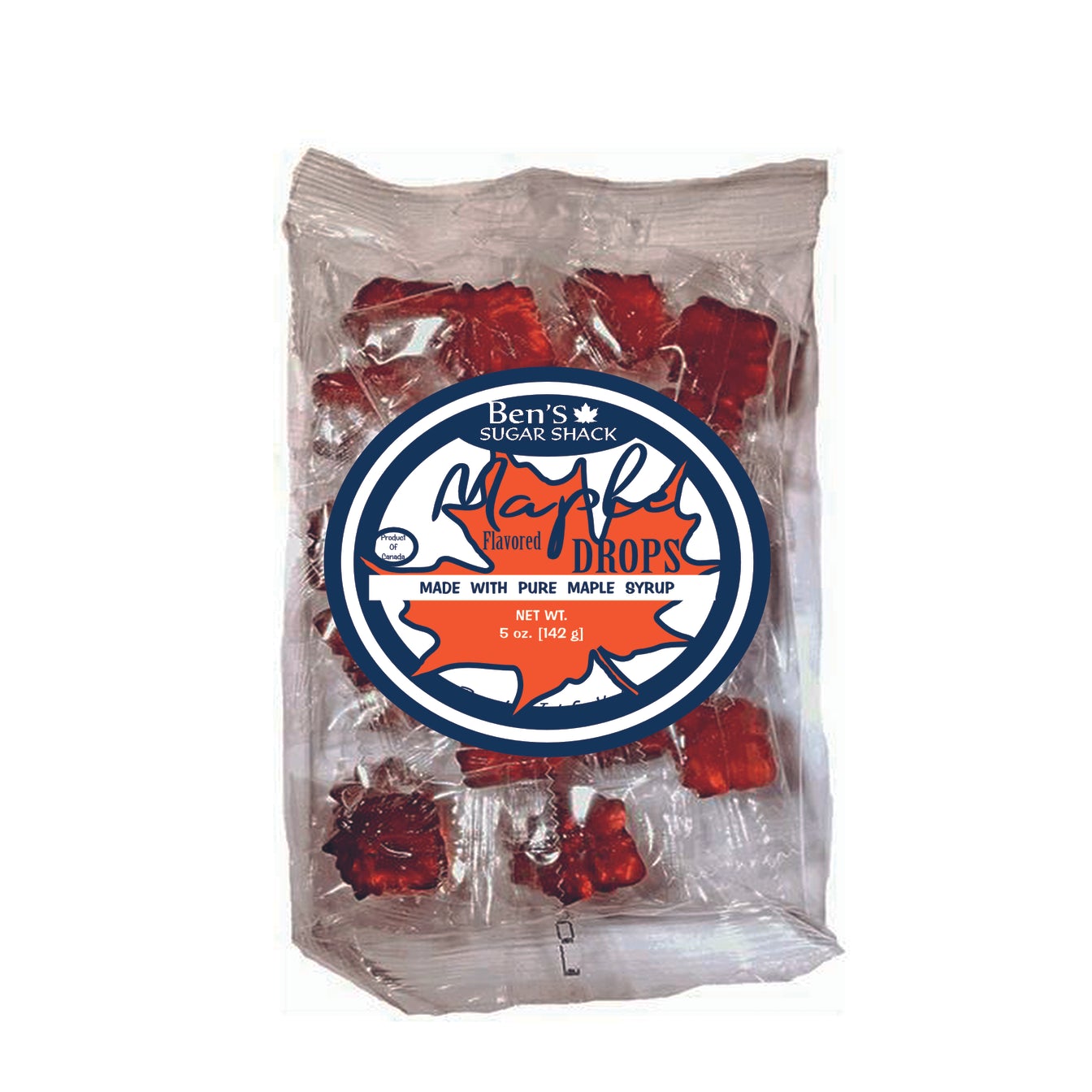 Maple Drops Hard Candy 5 oz. (Ben's Maple) OL