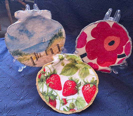 Scallop Trinket Dish 3" (idCreations) OL