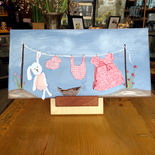 "Clothesline" Mixed Media Painting (Jessica Filip) OL
