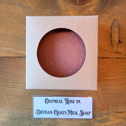 "Oatmeal Rose" Goat's Milk Artisan Soap (Postage Stamp Soap Co.) OL