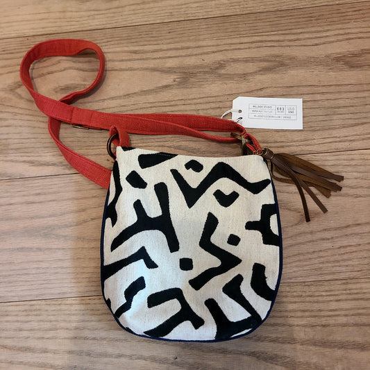 Handcrafted double sided shoulder/cross body purse (Hillside Studio) OL