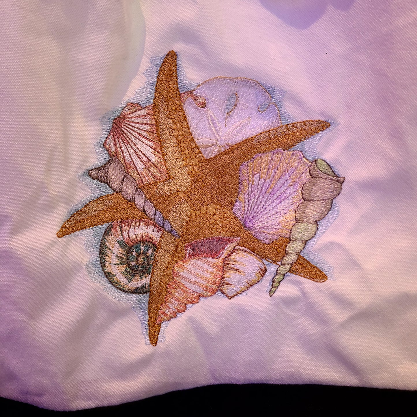 Embroidered Beach Tote ( Beautiful Fun Creations) OL
