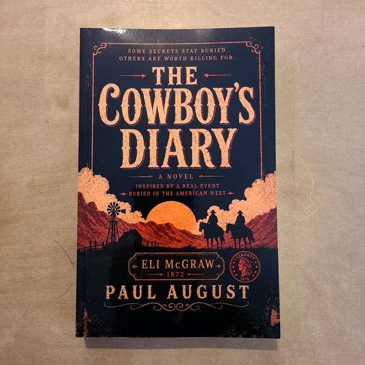 "The Cowboy's Diary" Adult Book (Author, NH's Paul August) OL