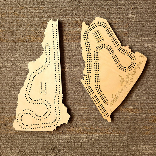 Cribbage Boards of NH & Maine (Made by Mandy) OL