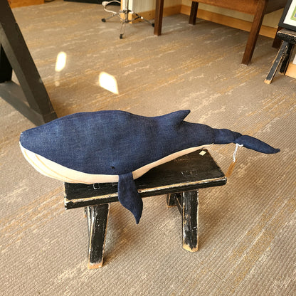 NH Artisan Textile Humpback Whale Pillow (Hillside Studio) OL