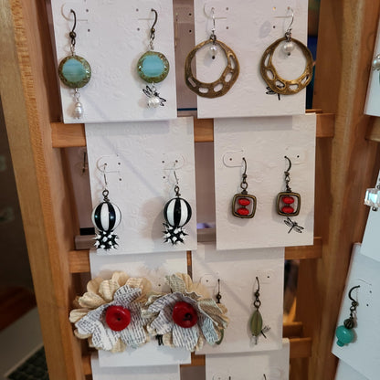 Handmade Beaded Earrings (Susan Vachon Designs) OL